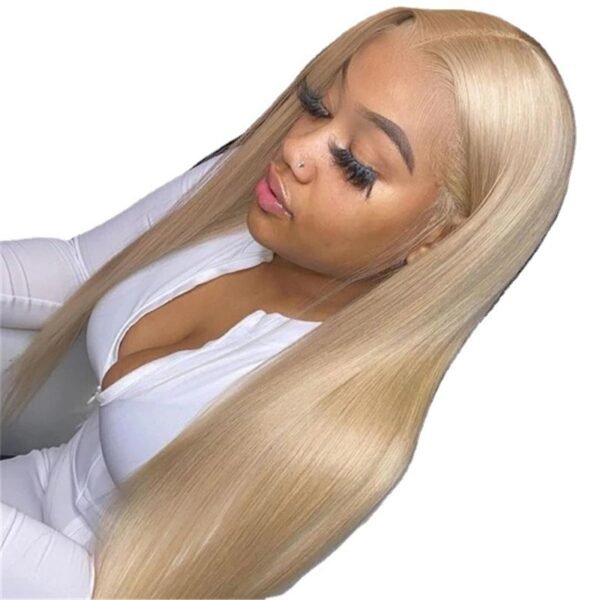 Women's Mid-length Straight Waist-length Wig Headgear - Image 3