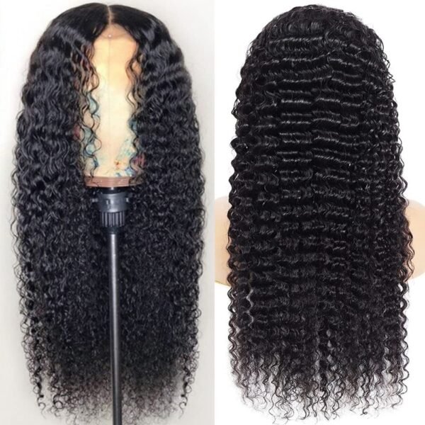 Front Lace Human Hair Wig Deep Wave Human Wigs - Image 3