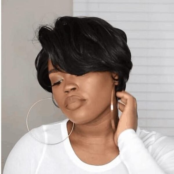 Short Bob Wig Lace Frontal Wigs For Black Women Human Hair - Image 3