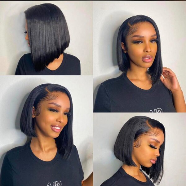 13x4 Lace Frontal Bob Straight Wig  Human Hair - Image 2