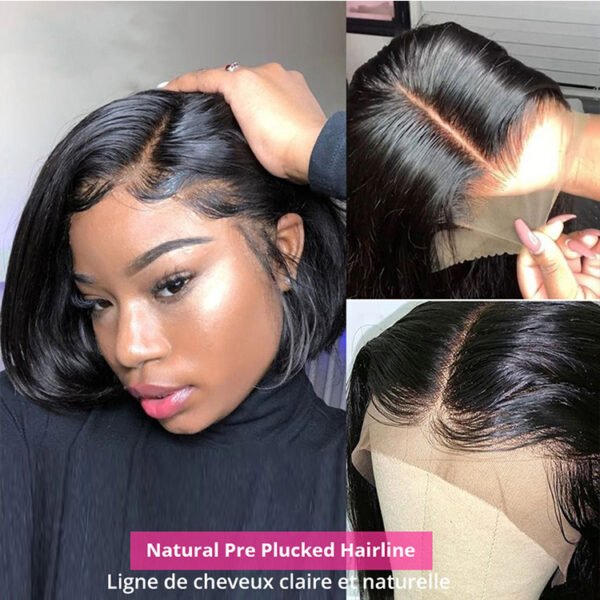 13x4 Lace Frontal Bob Straight Wig  Human Hair - Image 4