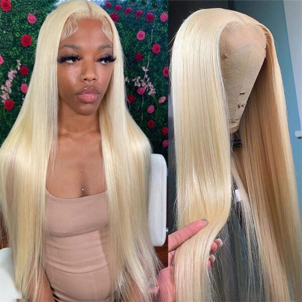 Women's Mid-length Straight Waist-length Wig Headgear - Image 4